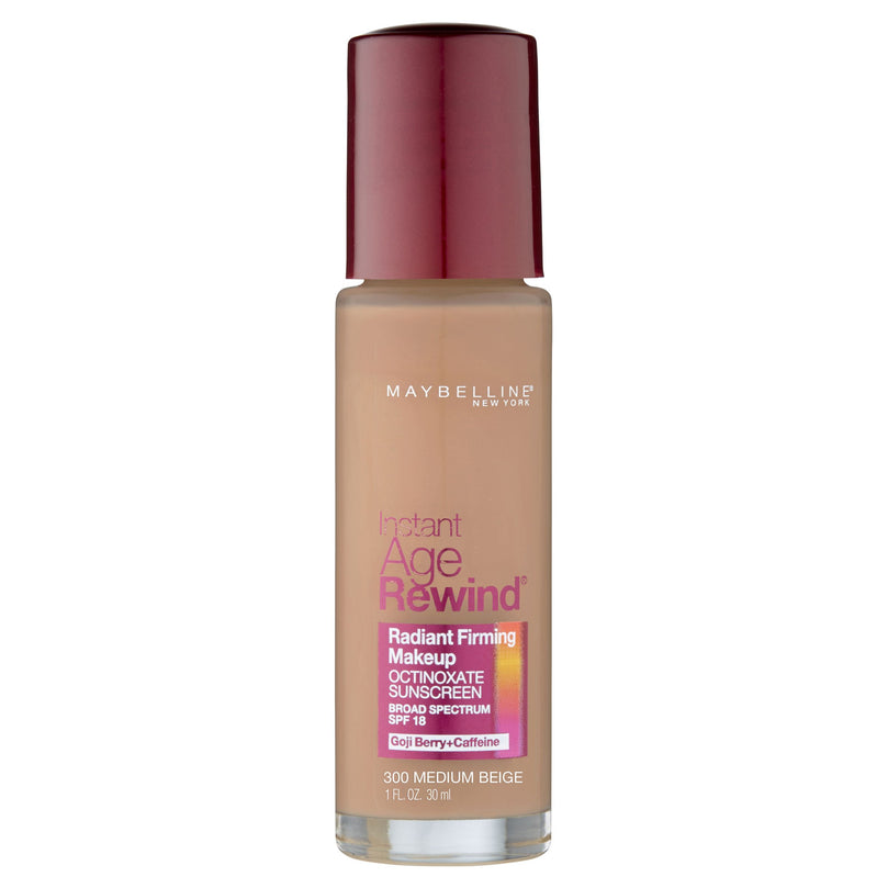 Maybelline Instant Age Rewind Radiant Firming Foundation, Medium Beige