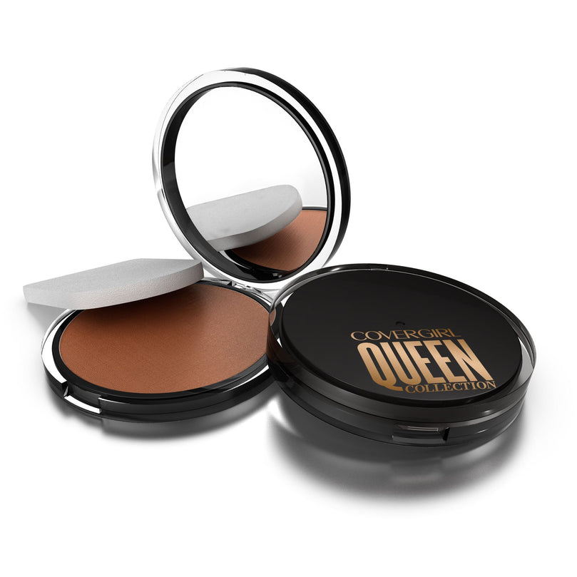COVERGIRL Queen Lasting Matte Pressed Powder Foundation, Light Golden