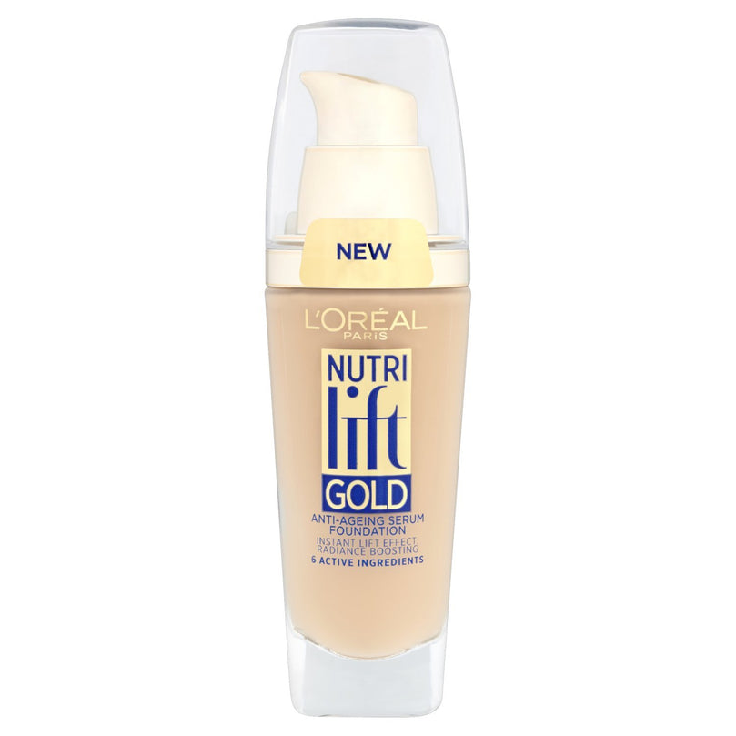 L'Oreal Paris Nutri Lift Gold Foundation - 170 Beige Glow 25ml New & Sealed