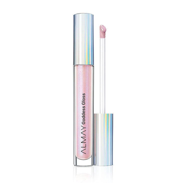 Almay Lip Gloss by Almay, Non-Sticky Lip Makeup, Holographic Glitter Finish, Hypoallergenic, 200 Angelic, 0.9 Oz,