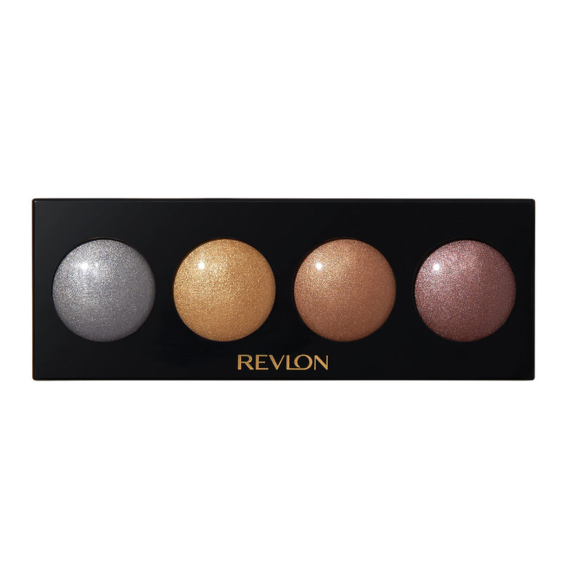 Revlon Crème Eyeshadow Palette by Revlon, Illuminance Eye Makeup with Crease- Resistant Ingredients, Creamy Pigmented in Blendable Matte & Shimmer Finishes, 715 Precious Metals, 0.12 oz.