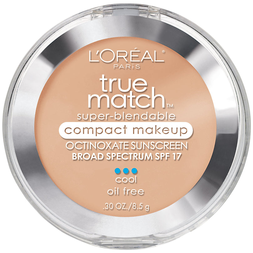 L'Oreal Paris True Match Super-Blendable Compact Makeup, Creamy Natural C3