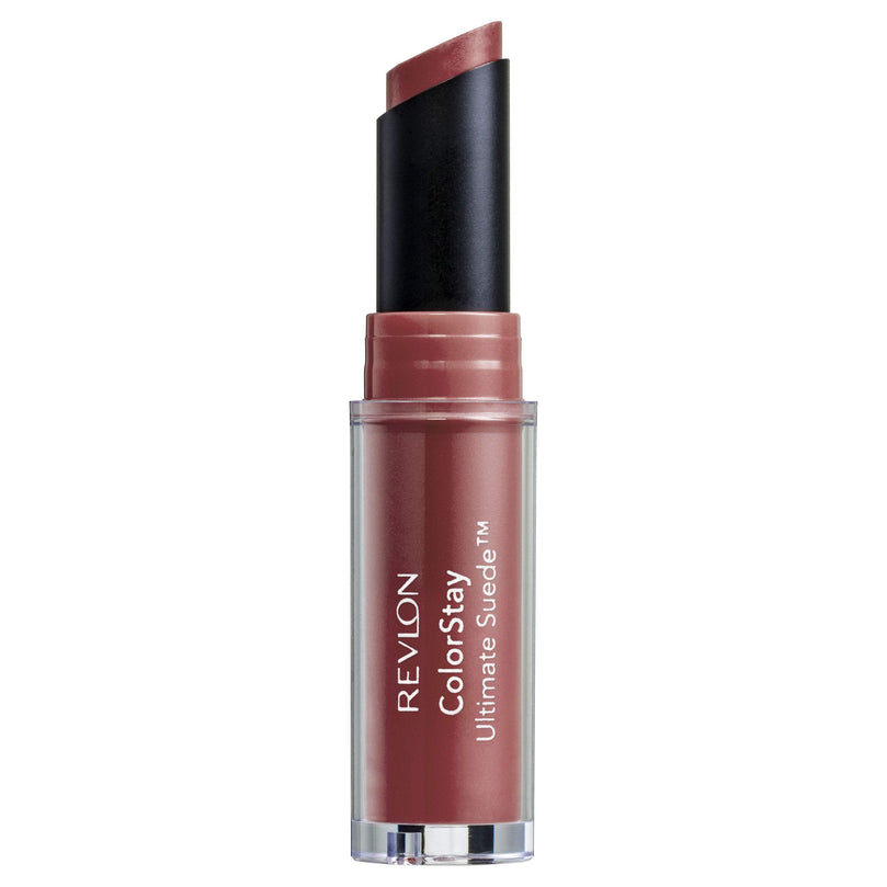 Revlon ColorStay Ultimate Suede Lipstick, Longwear Soft, Ultra-Hydrating High-Impact Lip Color, Formulated with Vitamin E, 015 Runway, 0.09 oz