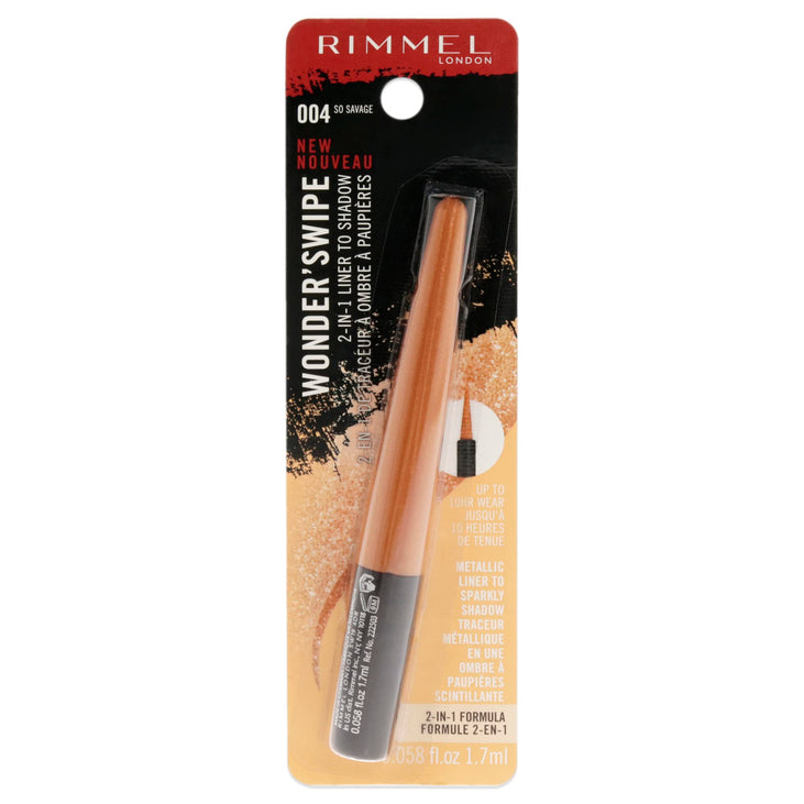 Rimmel Eyeliner Wonder Swipe Eye Liner, So Savage, 0.05 oz