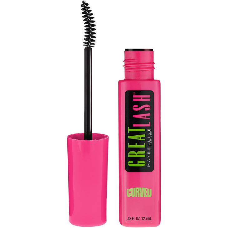 Maybelline Great Lash Curved Brush Washable Mascara, Very Black