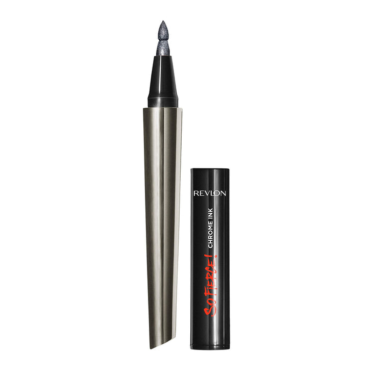 Revlon So Fierce! Chrome Ink Liquid Eyeliner, 901 Gunmetal, 0.03 oz