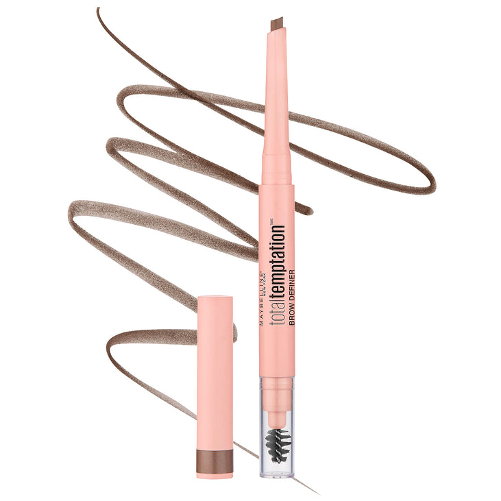 Maybelline 123 Total Temptation Eyebrow Definer Pencil, Soft Brown