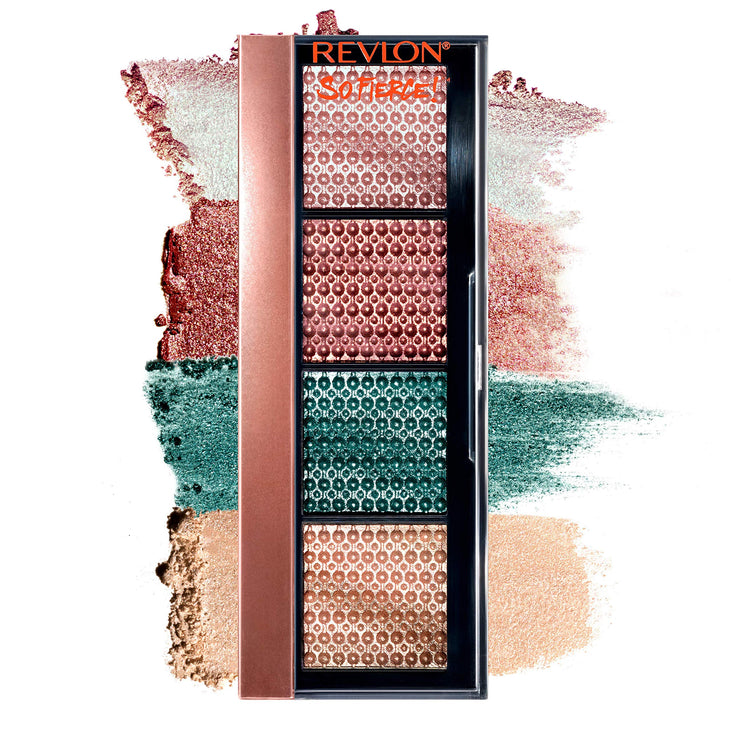 Revlon Eyeshadow Palette by Revlon, So Fierce Prismatic Eye Makeup, Ultra Creamy Pigmented in Blendable Matte & Pearl Finishes, 963 Slight Flex, 0.21 Oz, 963 Slight Flex, 0.21 oz.