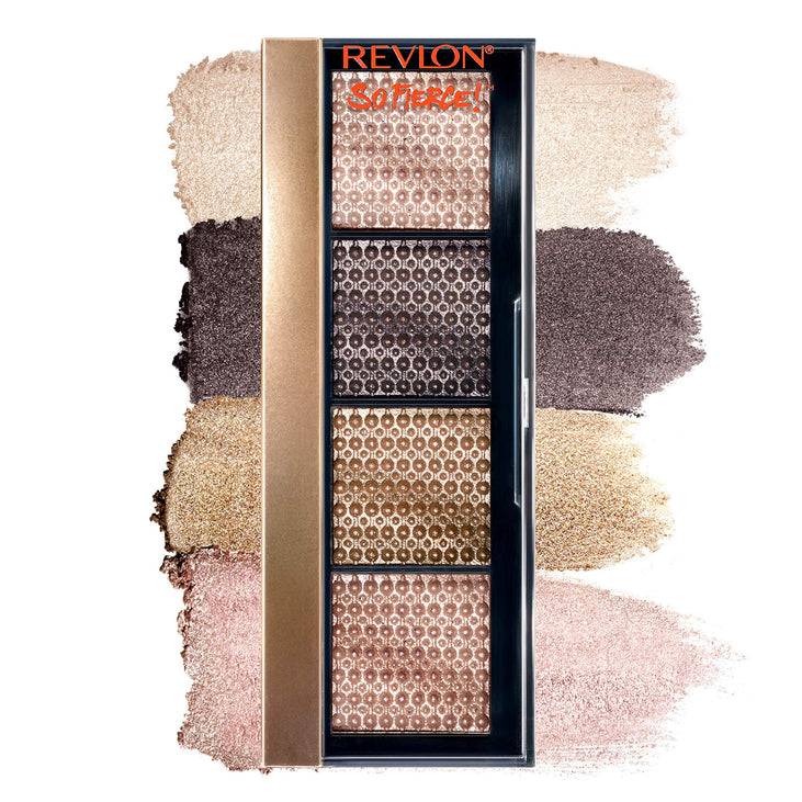 Revlon Eyeshadow Palette by Revlon, So Fierce Prismatic Eye Makeup, Ultra Creamy Pigmented in Blendable Matte & Pearl Finishes, 961 That's A Dub, 0.21 Oz, 961 That's A Dub, 0.21 oz.