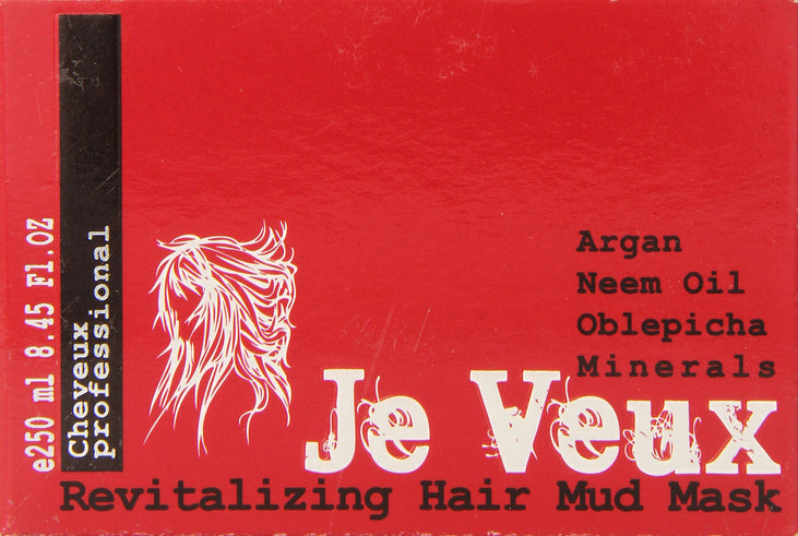 Je Veux Revitalizing Hair Mud Mask 8.45 Fl Oz.