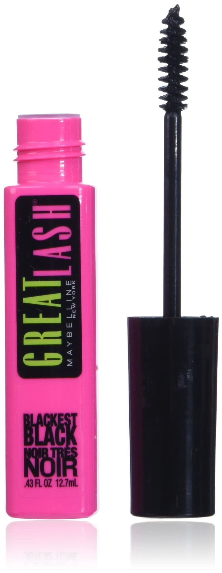 Maybelline Great Lash Washable Mascara, Blackest Black