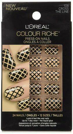 L'oreal Paris Colour Riche Press-On Nails Cross Line