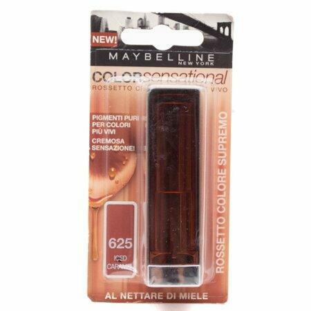 Maybelline ColorSensational Lipstick, 625 Caramel  (Italian Packaging)